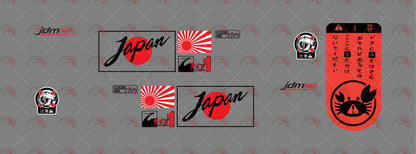 JDM 014 Custom Model Car Decals