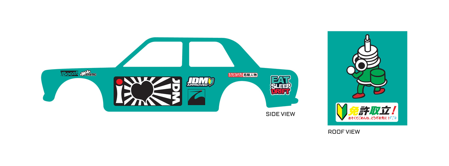 JDM 015 Custom Model Car Decals