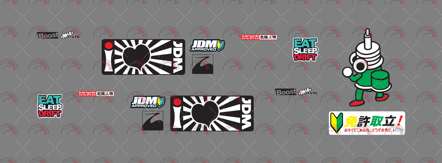 JDM 015 Custom Model Car Decals