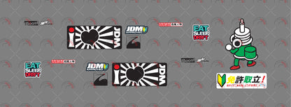 JDM 015 Custom Model Car Decals