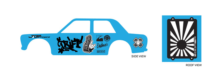 JDM 019 model Car Decals