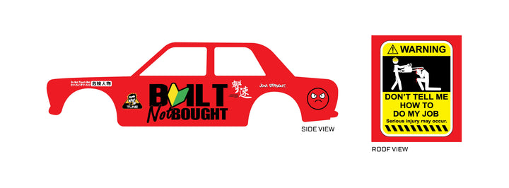 JDM 03 A Toy car Decals