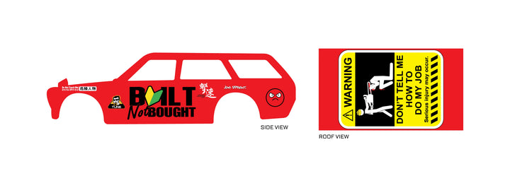JDM 03 B Toy car Decals