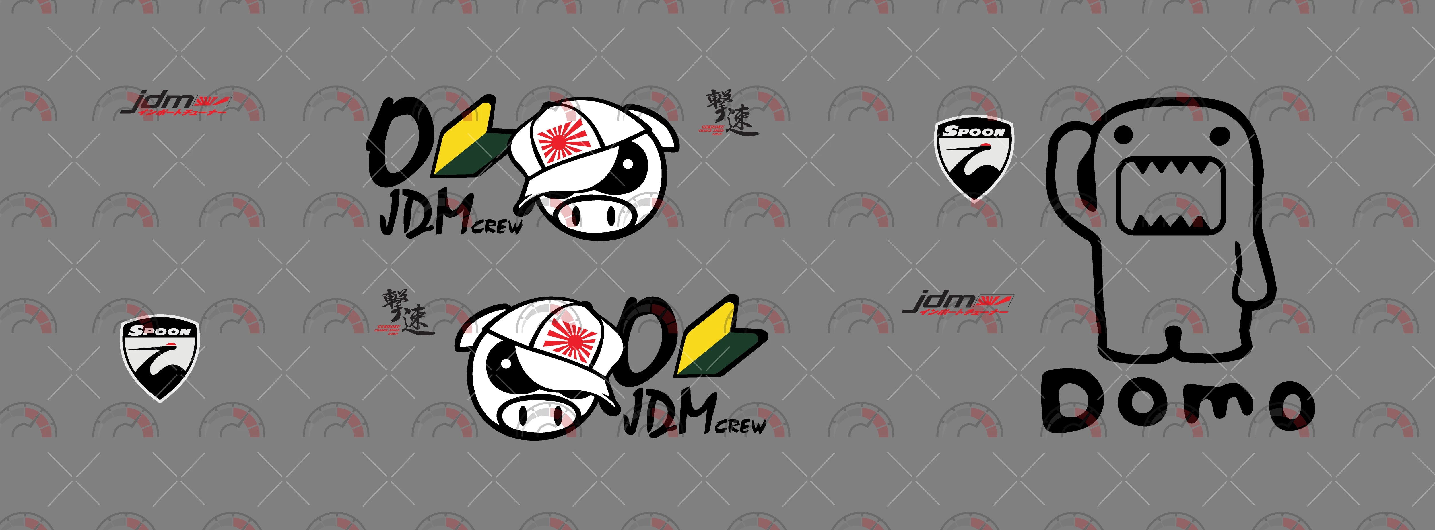 JDM 05 Custom Model Car Decals