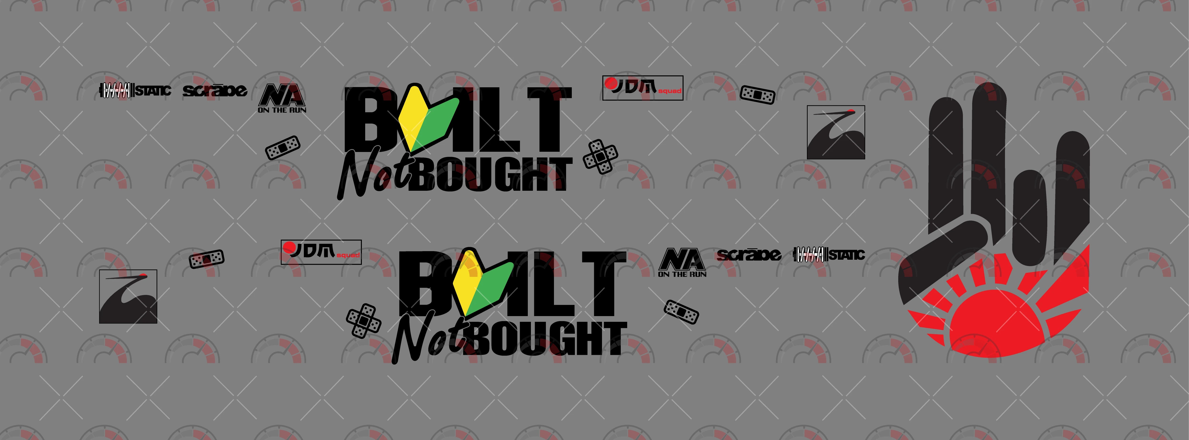 JDM 06 Custom Model Car Decals