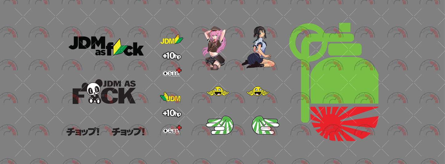 JDM Classic 01 A Play Vehicle Decals