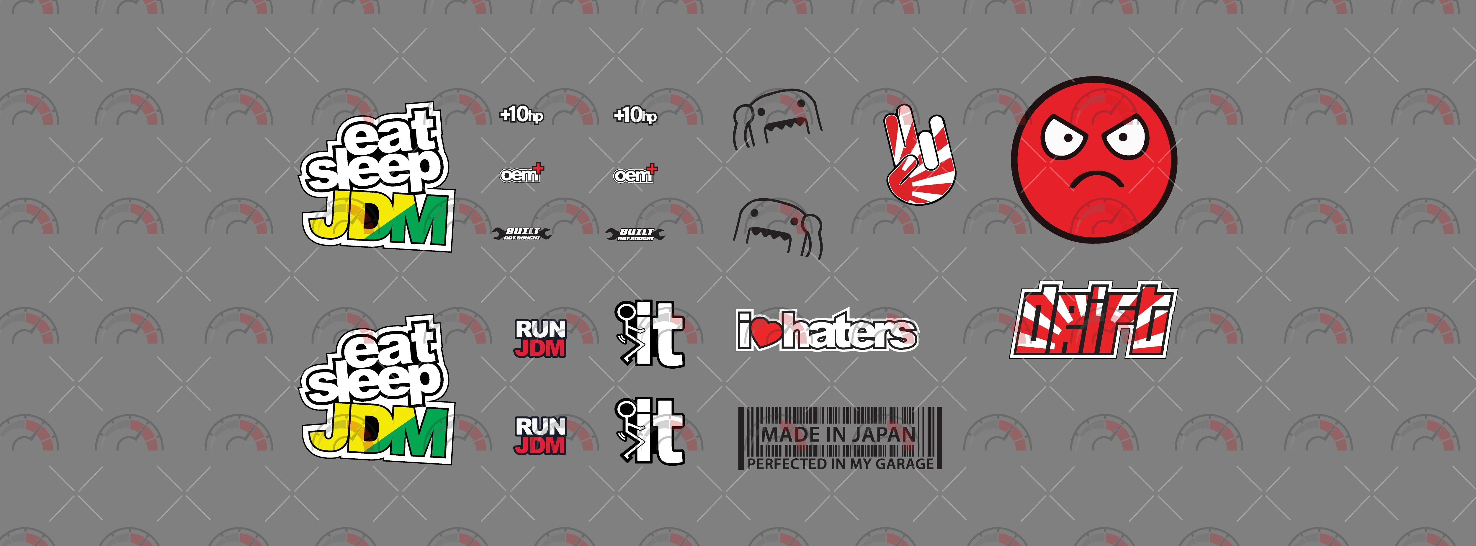 JDM Classic 01 B Play Vehicle Decals