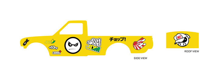JDM Classic 02 A Toy Vehicle Decals