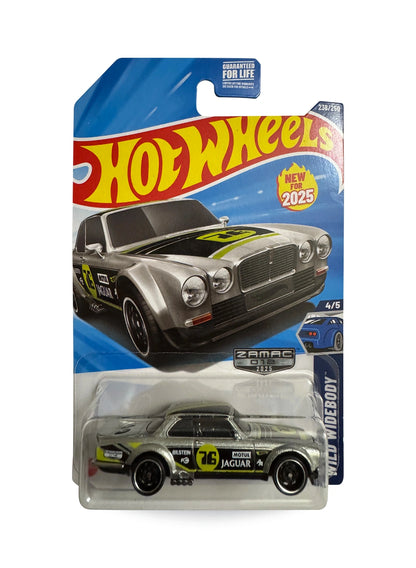 Hot Wheels Walmart Exclusive ZAMAC Editions 2025 Jaguar XJC V12 Coupe 1:64 – ZAMAC