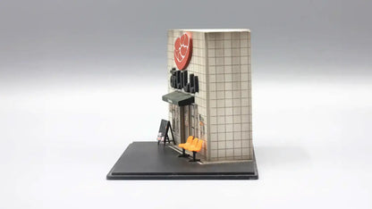 Japanese BBQ Restaurant Mini Diorama for 1:64 Diecast Cars