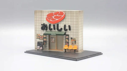 Japanese BBQ Restaurant Mini Diorama for 1:64 Diecast Cars