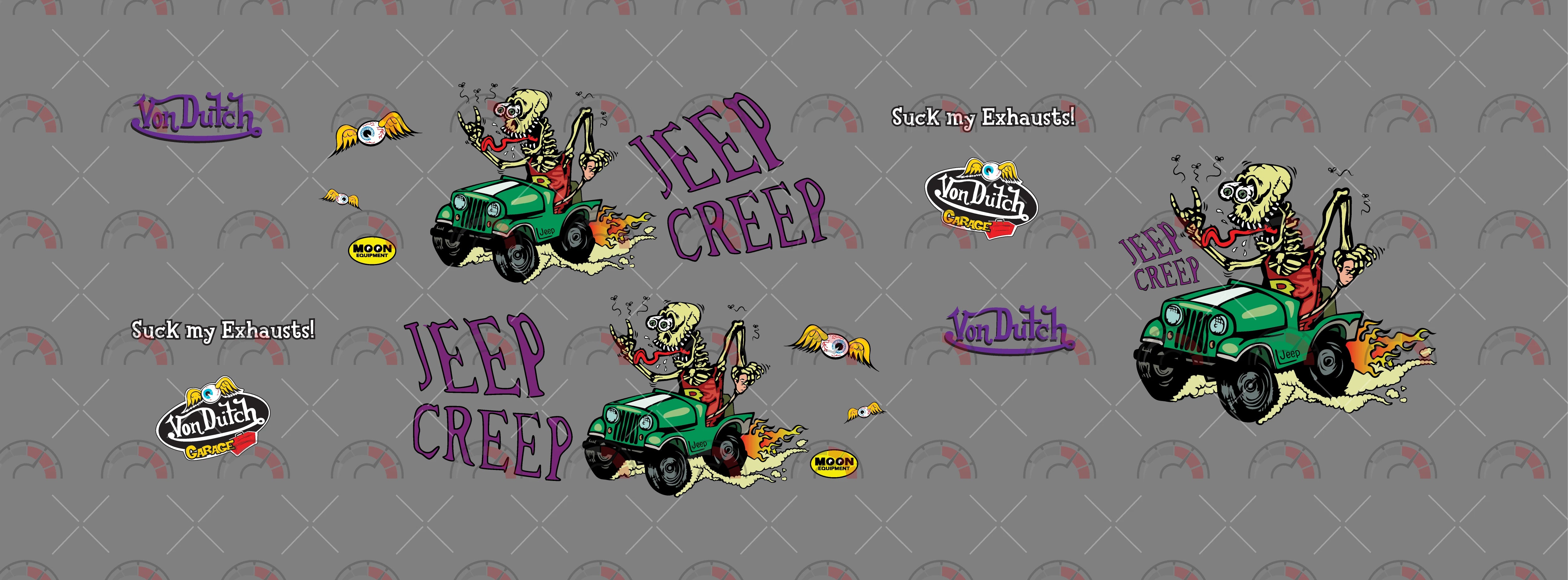 Jeep Creep Play Vehicle Decals
