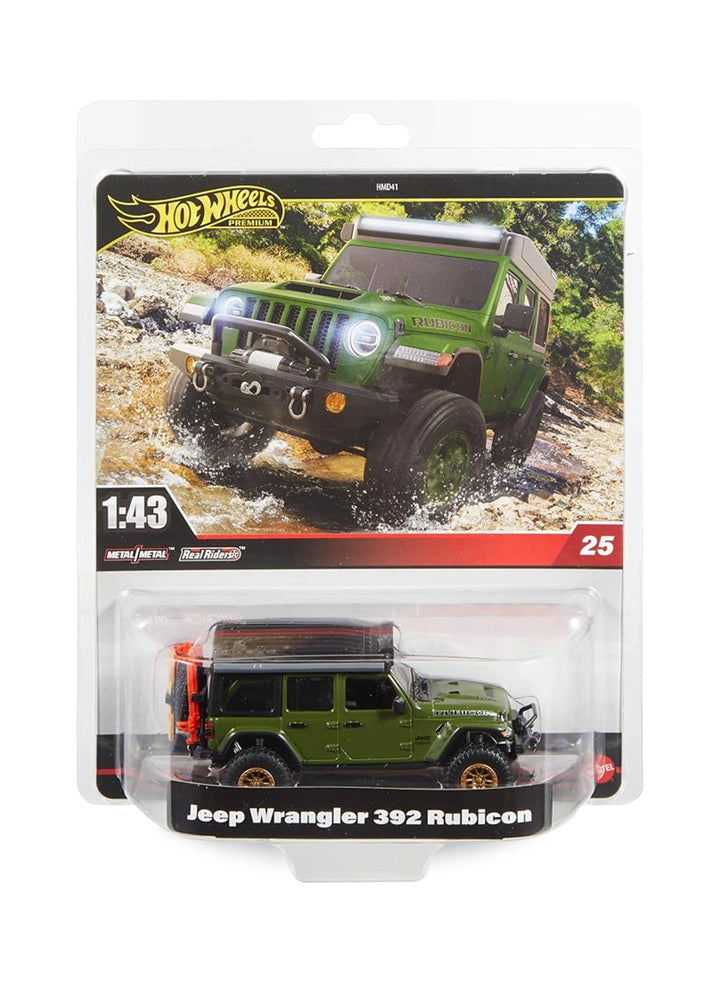 Hot Wheels Premium Singles 1:43 2025 Jeep Wrangler 392 Rubicon 1:43 – Sarge Green