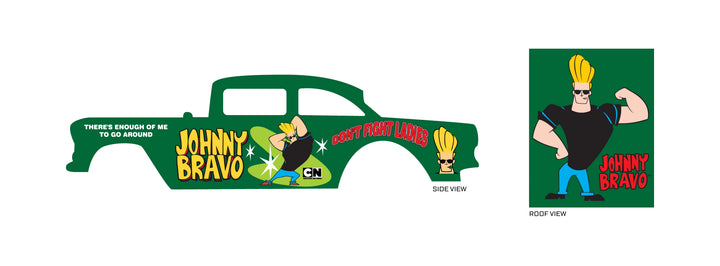 Johnny Bravo model Car Decals
