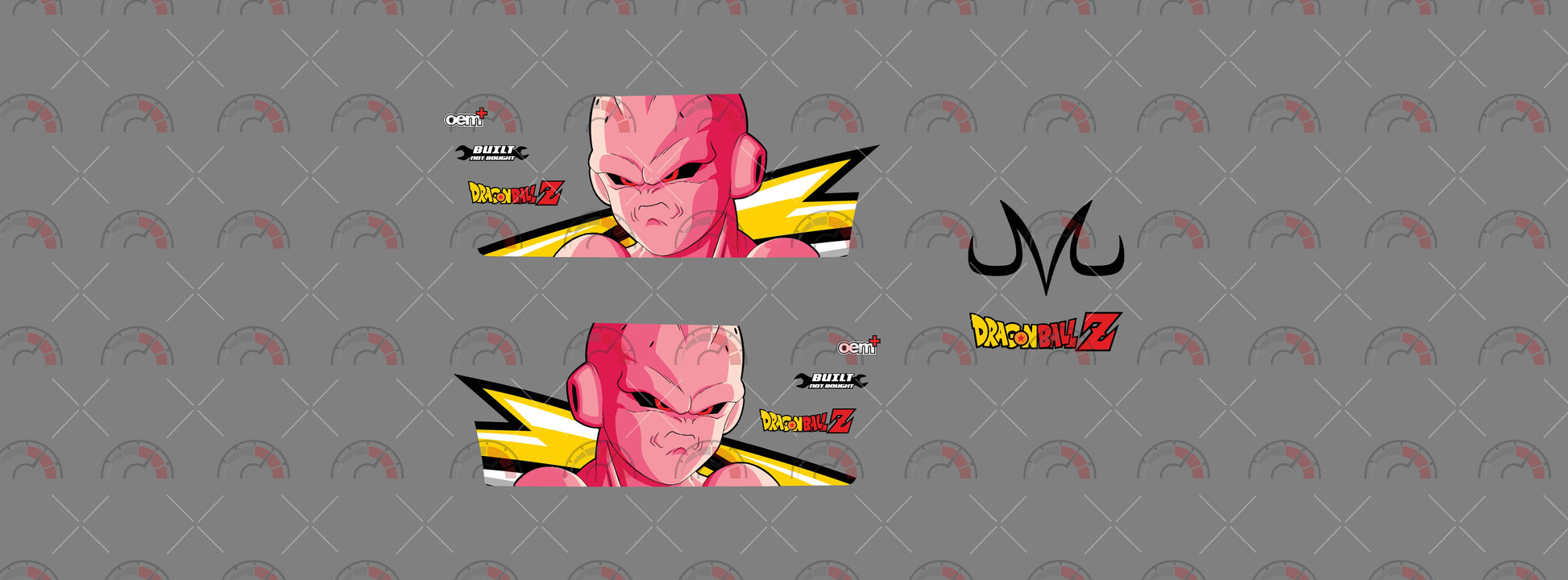 Kid Buu Custom decals for model cars