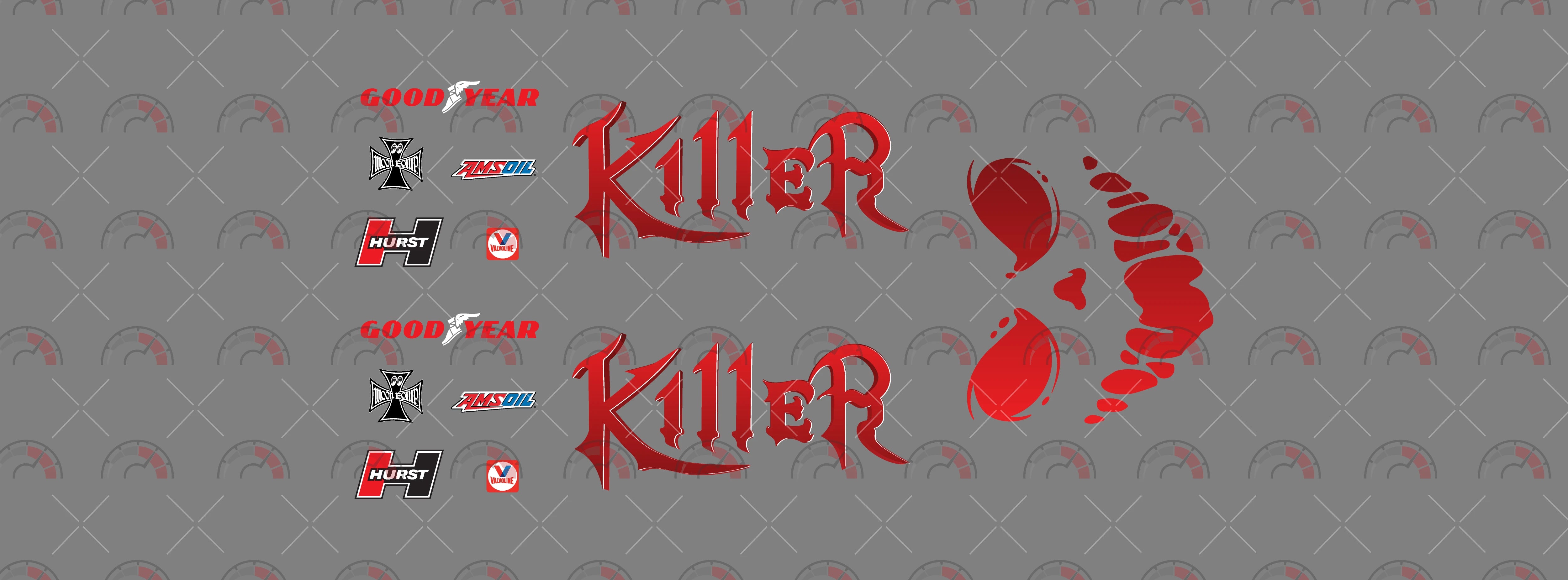 Killer Toy car Decals