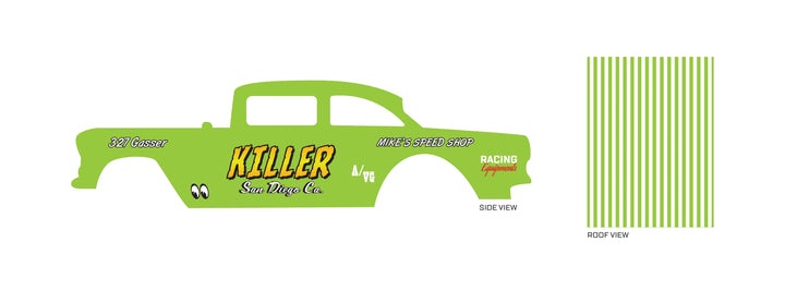 Killer San Diego model Car Decals