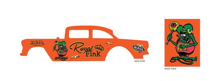 King Rat Fink Toy Vehicle Decals