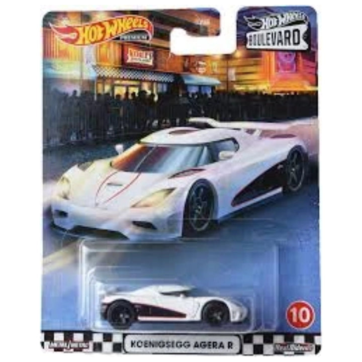 Hot Wheels 1:64 Koenigsegg Agera R White & Black