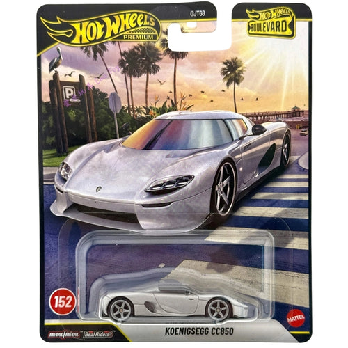 Hot Wheels 1:64 Koenigsegg CC850 Moon Silver