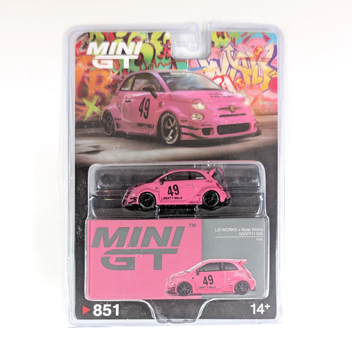 ABARTH 595 LB-WORKS x Abas Works Pink