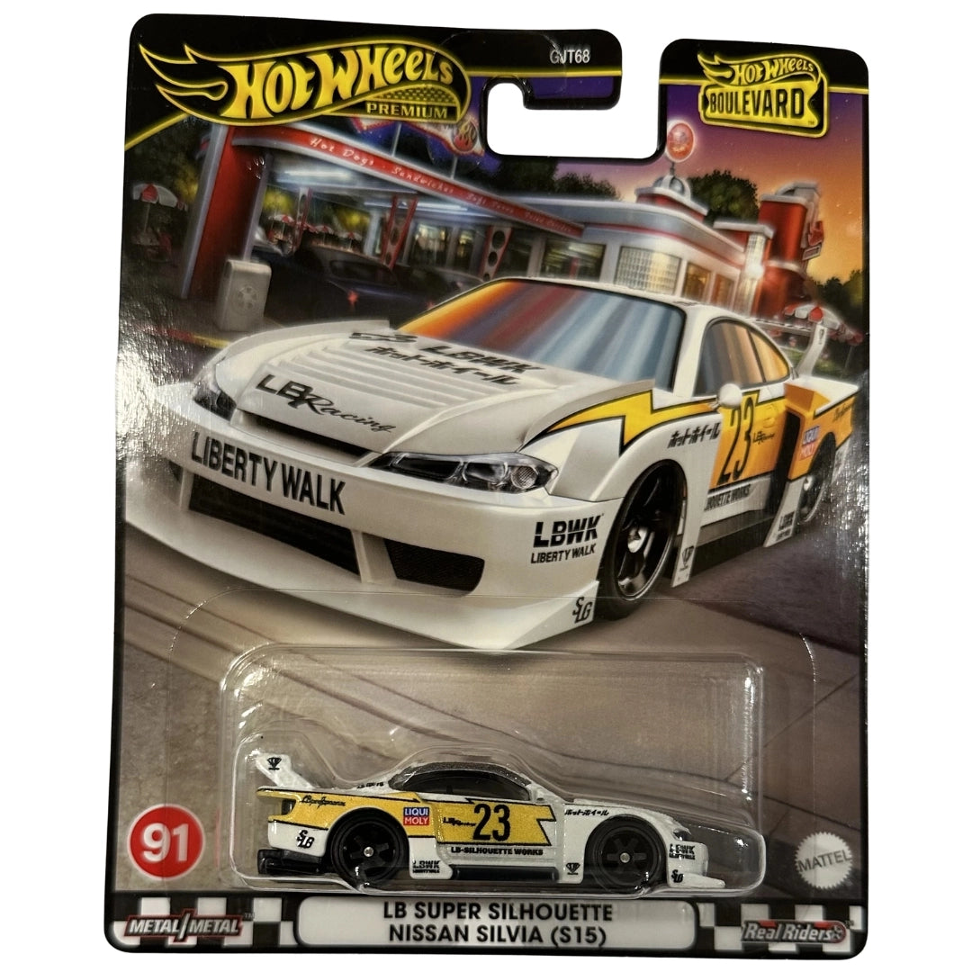 Hot Wheels 1:64 LB Super Silhouette Nissan Silvia (S15) White