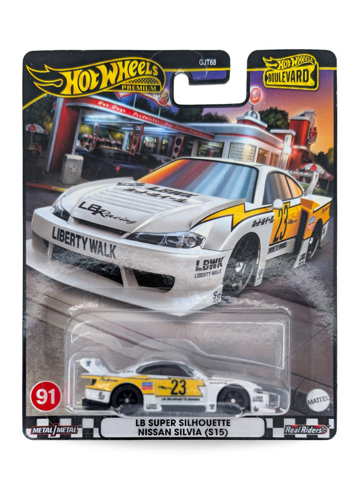 Hot Wheels LB Super Silhouette Nissan Silvia (S15) 1:64 – White