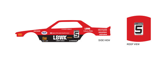 LBWK design Toy Car Sticker