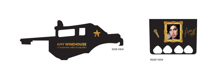"LL Amy Winehouse" Custom Car Decals