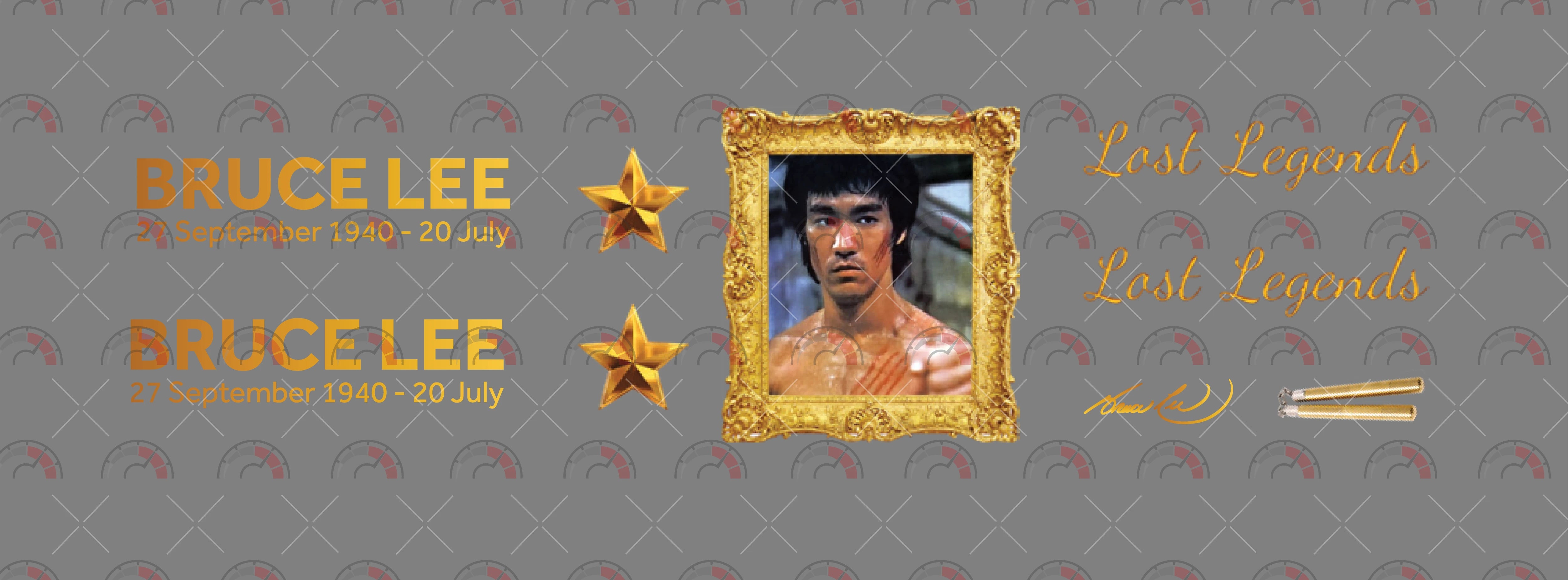 "LL Bruce Lee" Custom Car Decals