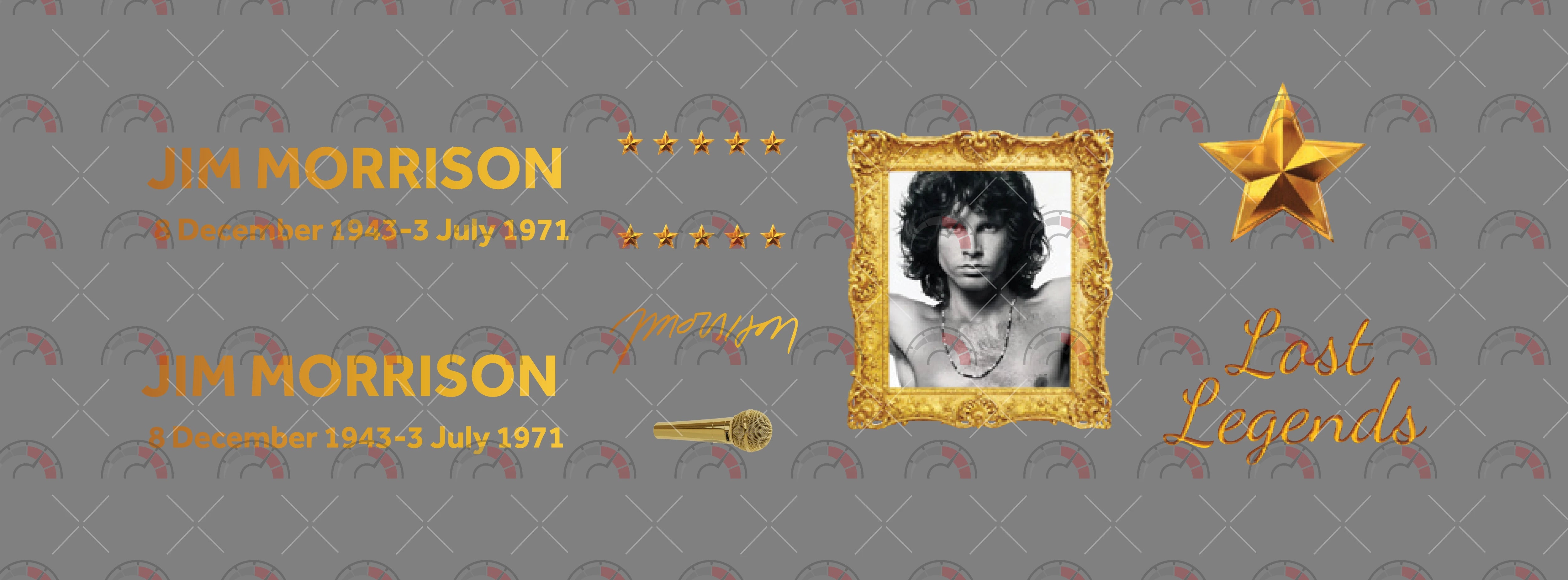 LL Jim Morrison Toy Vehicle Decals
