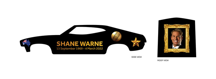 LL Shane Warne Toy car Decals