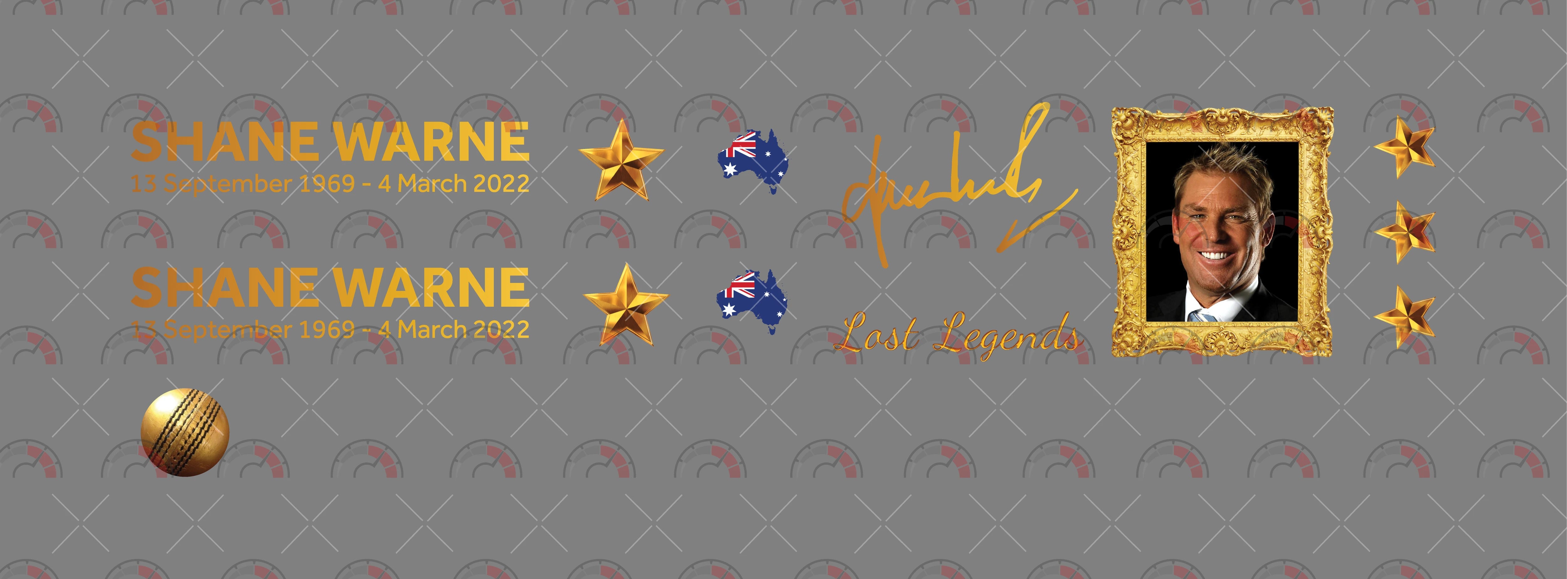 LL Shane Warne Toy car Decals