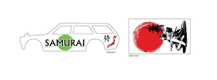 Lady Samurai 01 A Toy Vehicle Decals