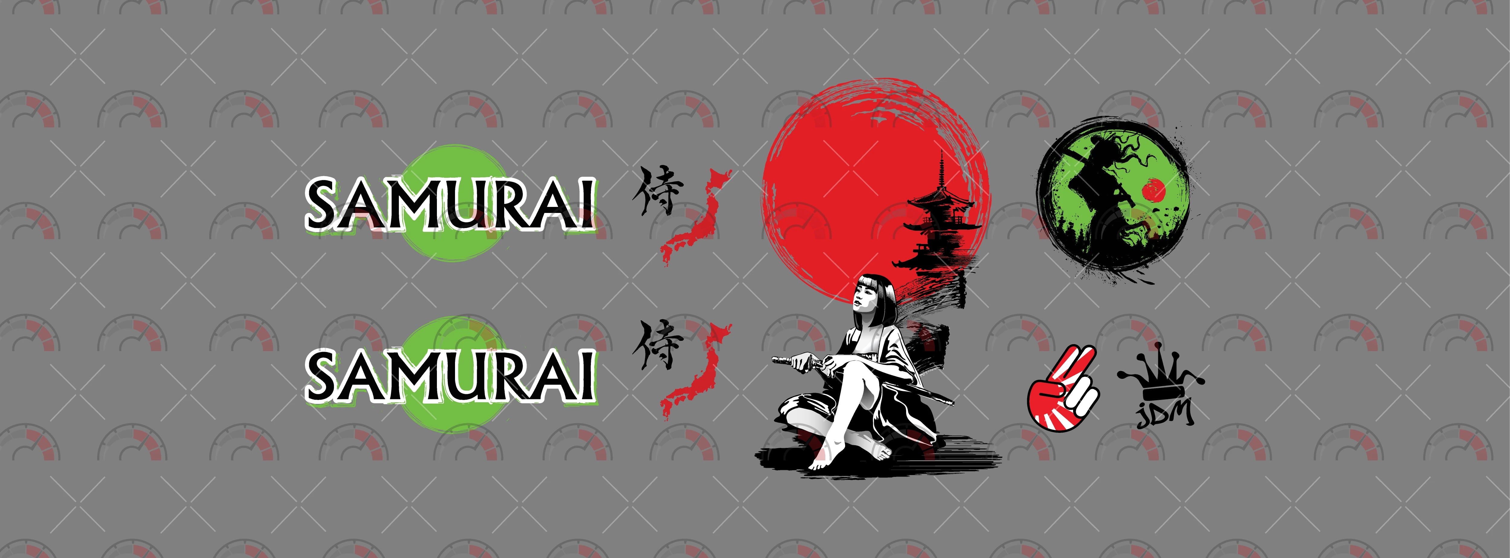 Lady Samurai 01 A Toy Vehicle Decals