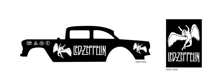Led Zeppelin model Car Decals