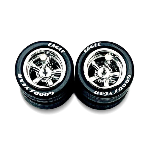 Lettered Cragar Electroplated Chrome 13mm / 13mm