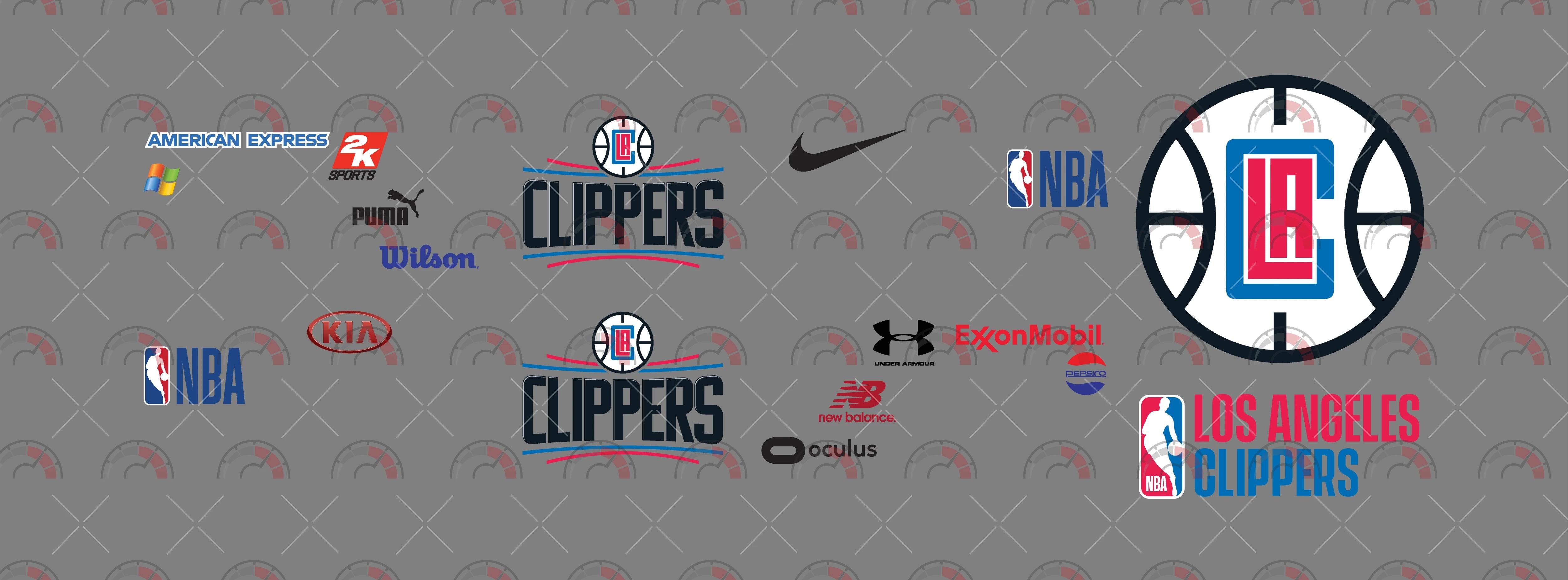 Los Angeles Clippers Design Toy Car Sticker