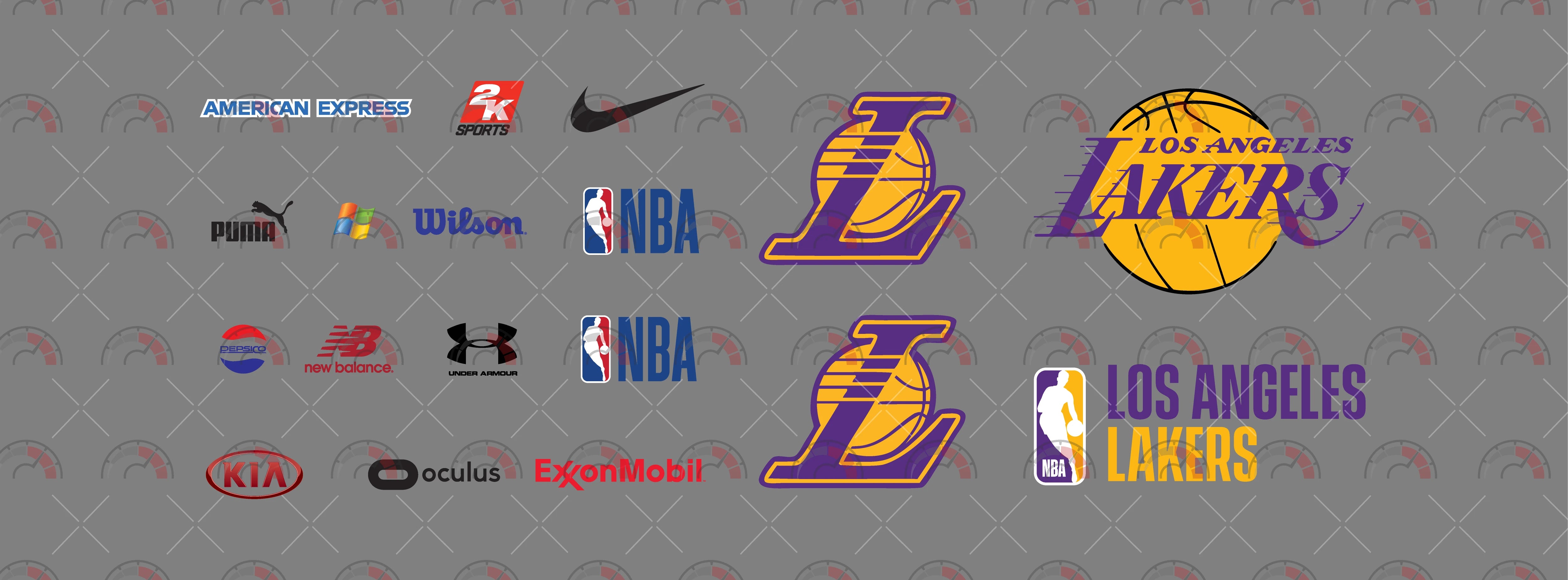 Los Angeles Lakers 01 A Design Toy Car Sticker
