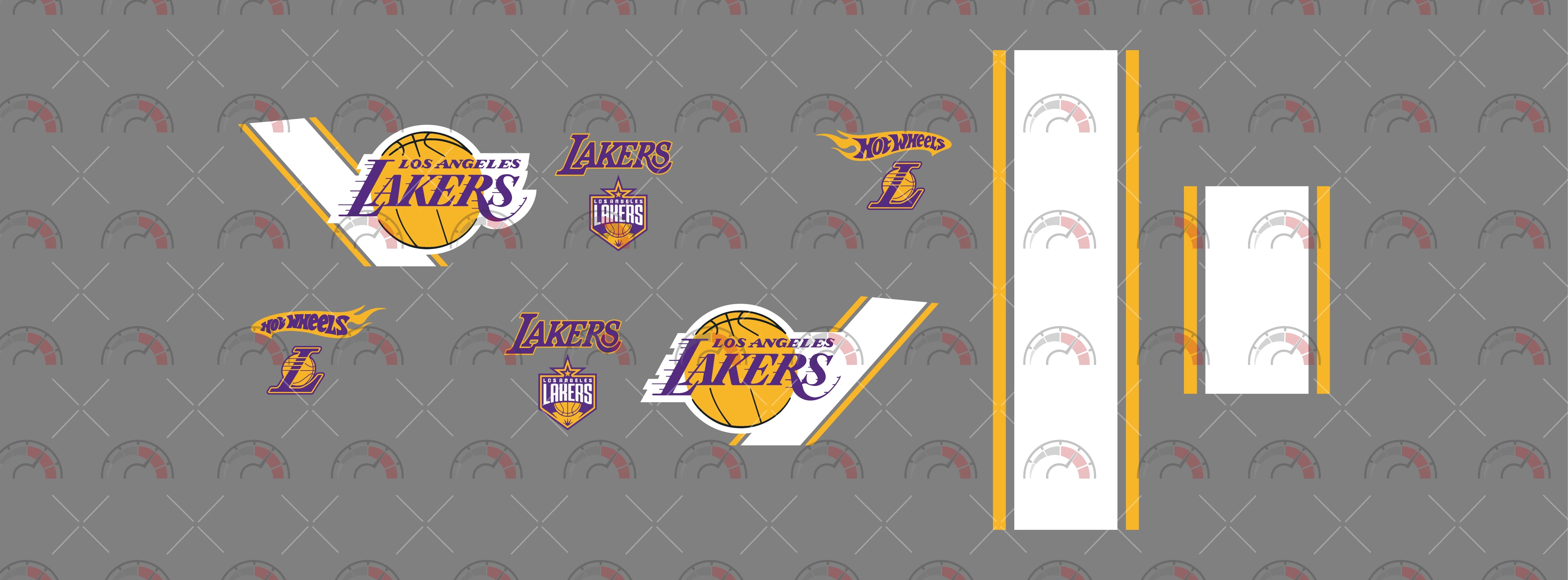 Los Angeles Lakers 04 B Play Vehicle Decals