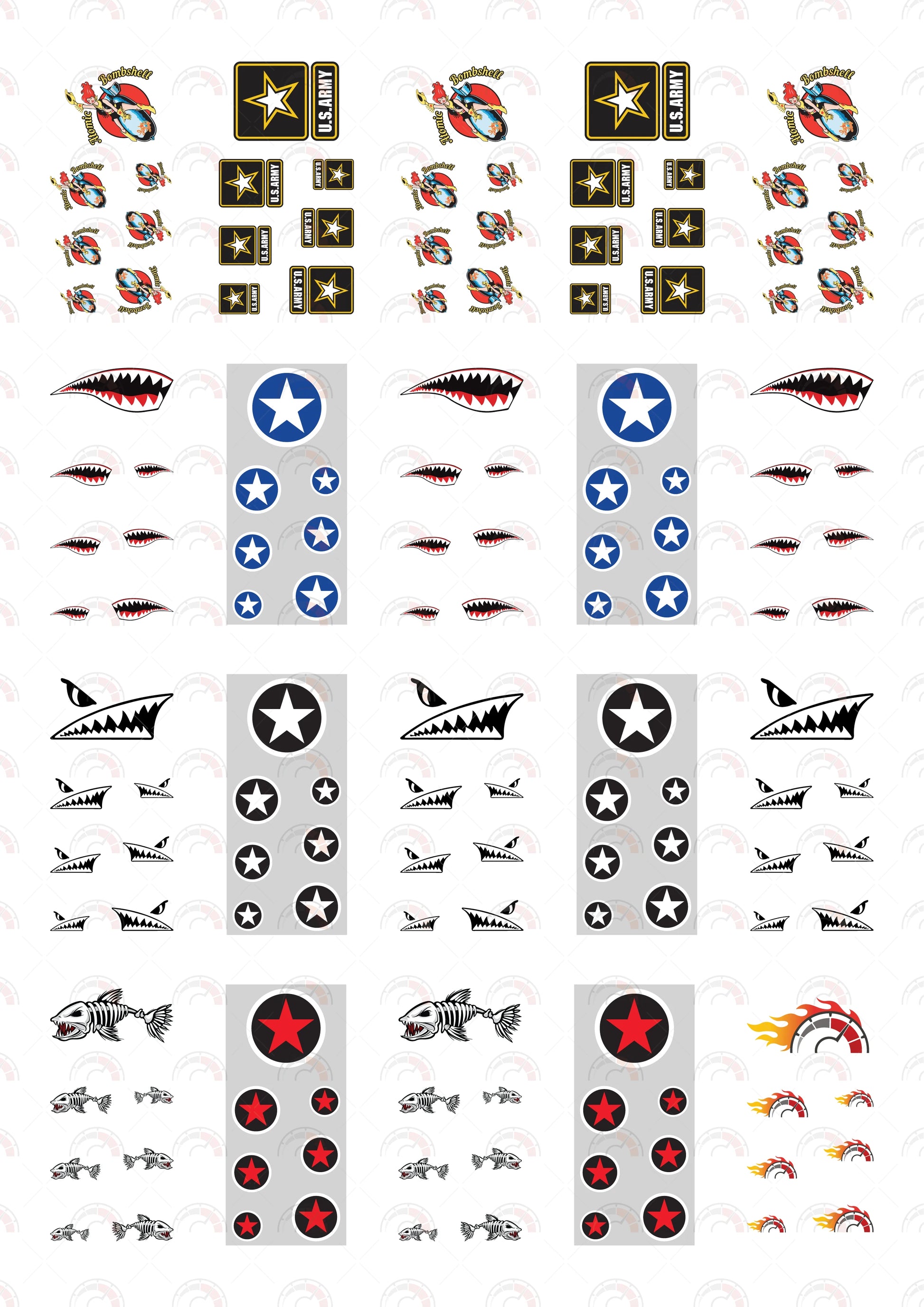 Atomic Bombshell custom decal