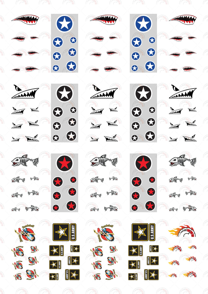 Flying Tiger Custom Car Decals