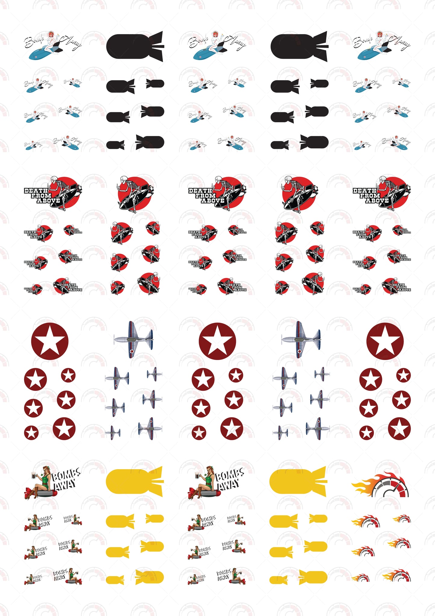 Bomb Away Custom Car Decals