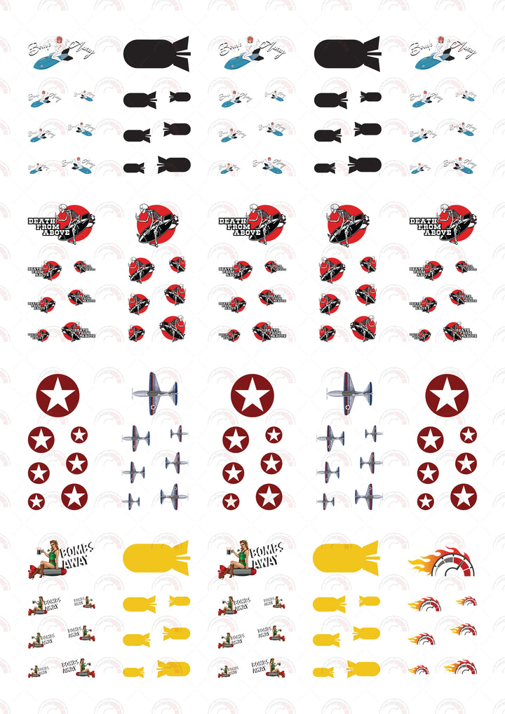 Bomb Away Custom Car Decals