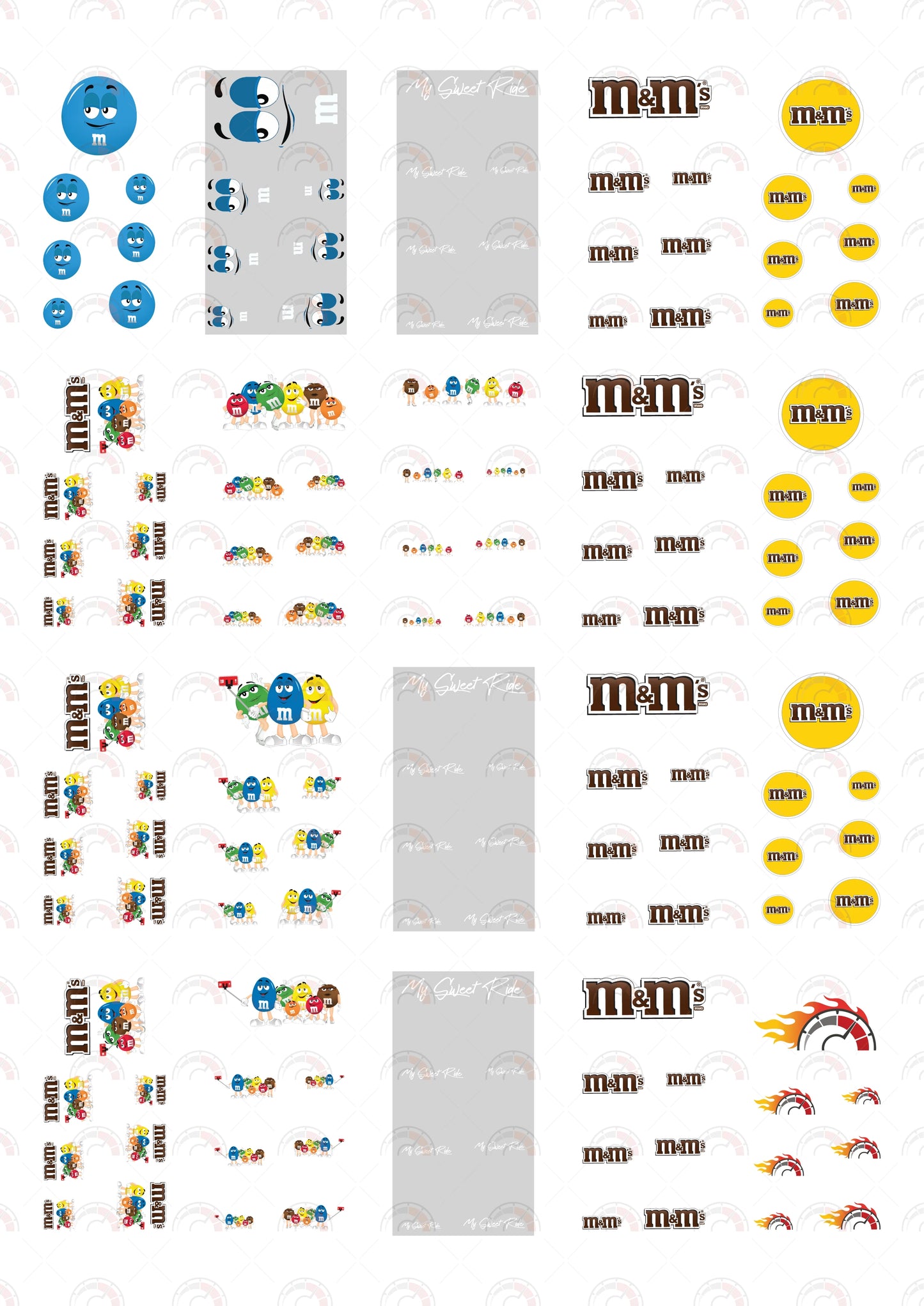 Mr. Blue Vehicle Decals