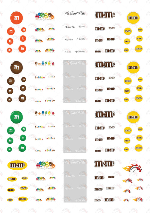 Orange M&M