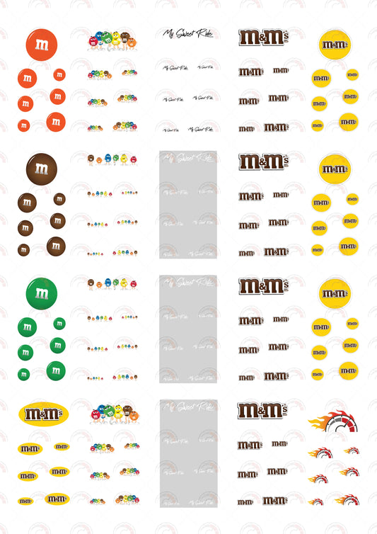 Orange M&M