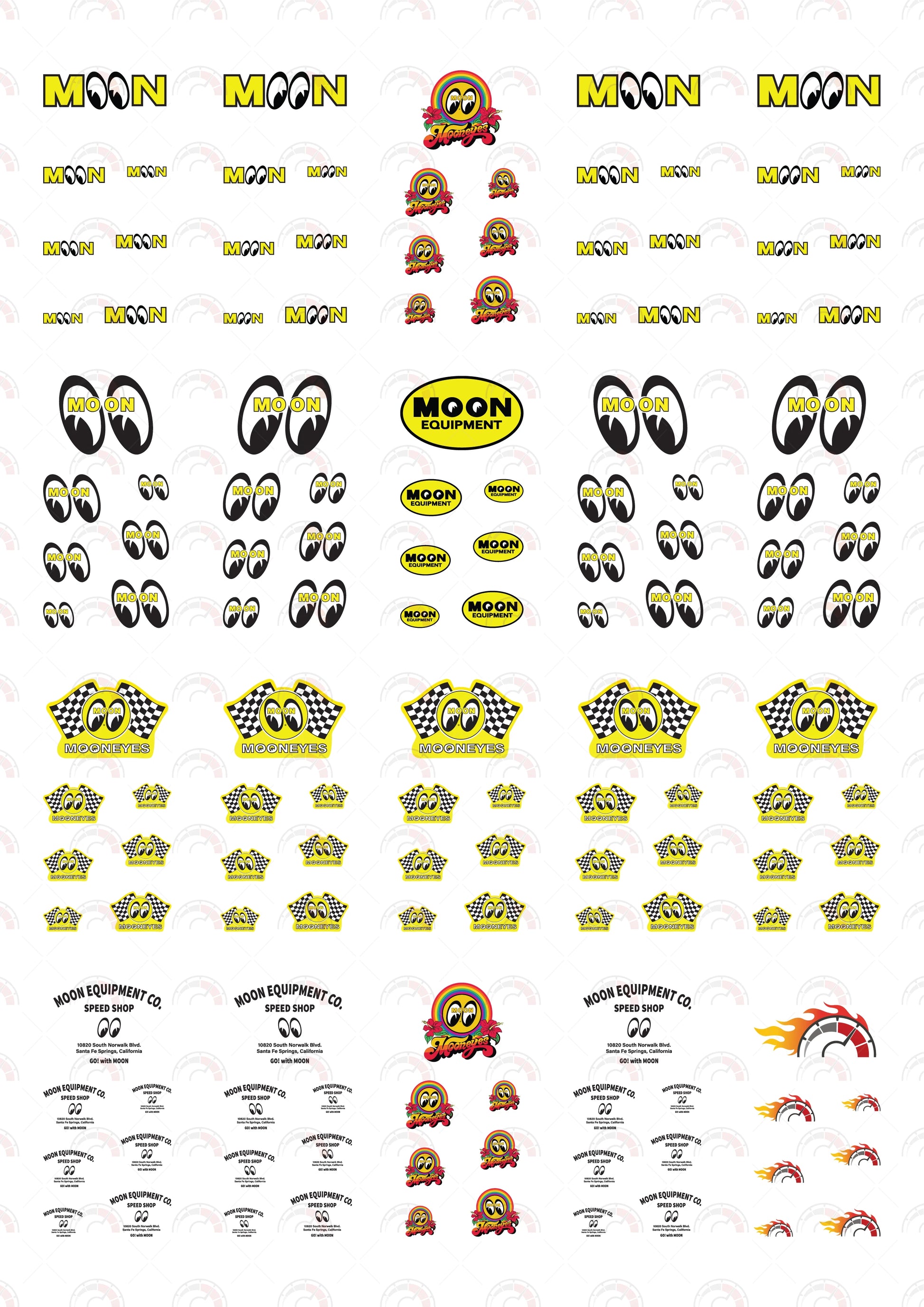 Mooneye 02 Car Sticker Design