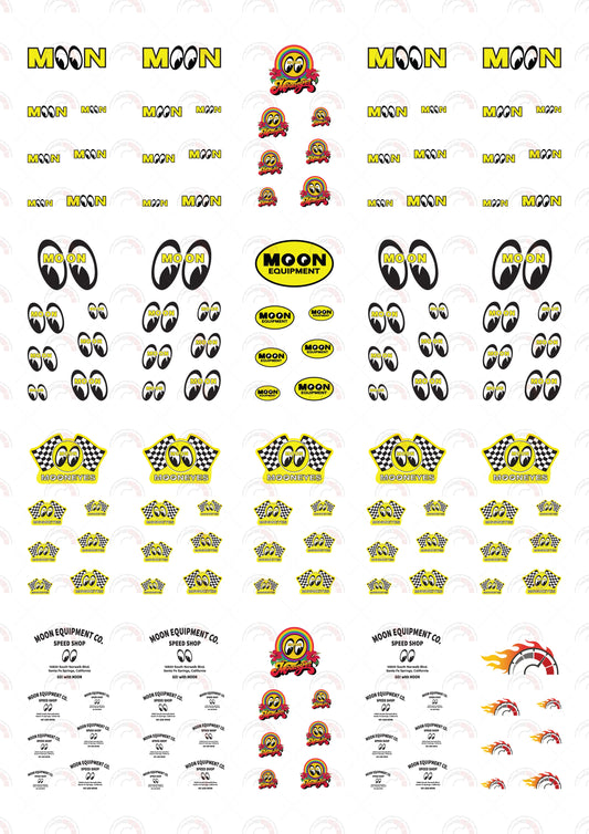 Mooneye 02 Car Sticker Design