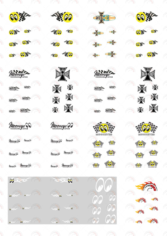 Mooneye 04 Toy Car Sticker Design